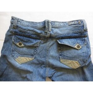 Mens Pepe Jeans Shorts Leather Pocket Skater Denim Size 38 Actual Measures 40x15